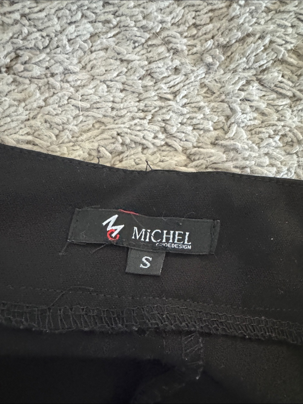 Women's Black Straight-Leg Trousers - Sleek Workwear / D8 - Picture 4 of 5